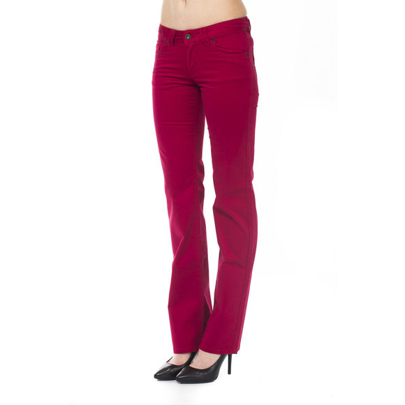 Ungaro Fever Red Cotton Jeans & Pant - Picture 2 of 3